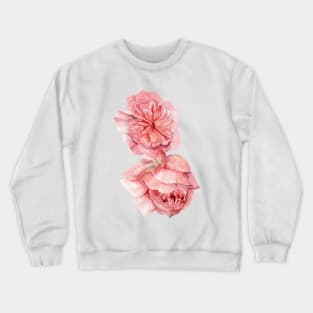 Pink Roses Crewneck Sweatshirt